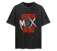 Weixiu Jon Moxley MOX Unscripted Violence Mens Casual Cotton Tees Black Tops T-Shirt Black XL