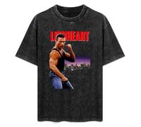 Weixiu Lionheart Jean-Claude Van Damme Movie Mens Funny Unisex Sweatshirts Graphic Print Hooded Black Sweater T-Shirt Black S