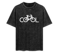 Weixiu Man T Bike It's Cool Tops Leisure Brand Tshirt Men Short Sleeve Tees O Neck Mens Clothe Summer 100% Cotton T-Shirt Black M