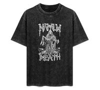 Weixiu Napalm Death Band Reaper Skeleton Metal T-Shirt Black 3XL