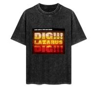 Weixiu Nick Cave & The Bad Seeds T Dig Lazarus Dig Vinyl Cover T-Shirt Black 3XL