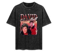 Weixiu perdu David Hasselhoff T 90s Homage Mich Vintage Knight Rider Baywatch Night T-Shirt Black XXL
