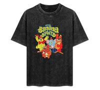 Weixiu Shui TI DU The Banana Splits T Cartoon Hanna Barbera T-Shirt Black M