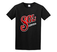 Weixiu Sol Cerveza Beer Drink Alcohol Crazy Evil Breathable Music Festival T-Shirt Black L