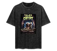 Weixiu Tales from The Crypt Movie Cotton Mens T-Shirt Black 3XL