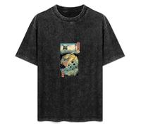Weixiu Ukiyo E Wind Valley Nausicaa of The Valley of The Wind Men's Size T-Shirt Black 3XL