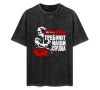 Weixiu Viktor Tsoi Kino Men Streetwear Tees Top Russian Legend Gift Merch 100% Cotton Short Sleeve T-Shirt Black XL