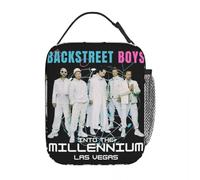 WEIXNCXCJ Backstreet Boys Into The Millennium Tour 2025 Bolsa de Almuerzo aislada Bolsas de contenedores de Alimentos Nevera portátil Cajas térmicas de Almuerzo