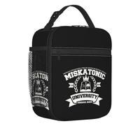 WEIXNCXCJ Bolsa de Almuerzo aislada de la Universidad Miskatonic de Call of Cthulhu para Mujeres Nevera portátil Térmica para Almuerzo Picnic Viaje