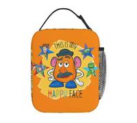 WEIXNCXCJ Bolsa de almuerzo aislada Potato And Head This Is My Happy Face Bolsa nevera portátil reutilizable Bolsa de almacenamiento de alimentos