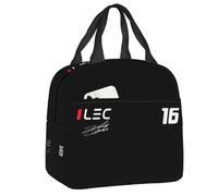 WEIXNCXCJ Bolsas de Almuerzo con Aislamiento térmico Personalizado Charles Leclerc 16 Racing Car Contenedor de Almuerzo Reutilizable para Caja de Comida multifunción Escolar