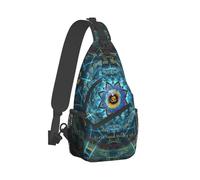 WEIXNCXCJ Bolso Bandolera Deportes Om Namah Shivaya Bolso de Pecho Unisex Mujeres Hombre Moda Mochilas de Hombro Viaje