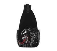 WEIXNCXCJ Bolso de Mujer Casual Hot Movie Venom para Viajes Senderismo Mochila de Hombro Cruzado para Hombres