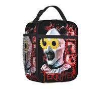 WEIXNCXCJ Halloween Horreur Terrifier Film Produit Sac à Lunch isolé pour Sac de stockage de nourriture en Plein Air Boîtes à Lunch isotherme thermiques étanches