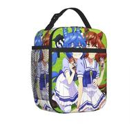 WEIXNCXCJ Sac fourre-Tout isotherme pour le déjeuner Anime UMA Musume Pretty Derby Produit Stockage Boîte Alimentaire Y2K Glacière Thermique Boîte à Bento Pour L’école