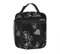 WEIXNCXCJ Sac fourre-Tout isotherme pour le déjeuner Ayliva en Liebe Flower Accessoires Boîte alimentaire Glacière thermique multifonction Boîte à bento pour le Travail