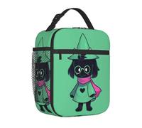 WEIXNCXCJ Sac fourre-Tout isotherme pour le déjeuner Deltarune Ralsei Accessoires Stockage Boîte de nourriture Glacière de Conception Unique Boîte à bento thermique pour l’école
