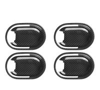 Weixxoai Accesorios para tiradores de puertas interiores de automóviles 4 molduras interiores para manija de puerta interior para Hyundai