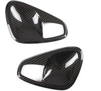 Weixxoai Accesorios para tiradores de puertas interiores de automóviles Pegatinas para molduras de manijas interiores puertas coche para Mercedes para Benz y para Smart 451 Two(Carbon Fiber Look 2)