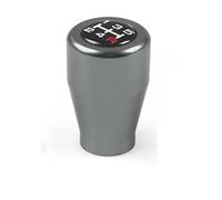 Weixxoai Adaptador pomo cambio coche Palanca de cambio de marchas Universal 5 para carreras de velocidad, perilla con adaptadores M8 M10 M12(Titanium)
