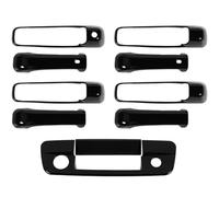 Weixxoai Manija exterior puerta Manija exterior de puerta para Dodge para Ram 1500, 2500 y 3500 2009-2018 cubierta moldura para portón