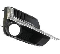 Weixxoai Rejillas parachoques delanteras Marco de rejilla para faros antiniebla embellecedor luz para Subaru para Impreza 2015-2016(Only left)