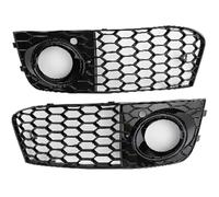 Weixxoai Rejillas parachoques delanteras Rejilla delantera tipo riñón para coche 2009-2012 rejilla de luz antiniebla malla panal para entrada
