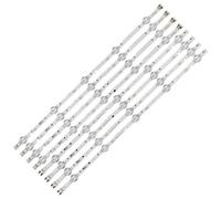 WEIYAOYAOWH Tira de LED for UN50M5300AF UN50J5000AF LM41-00471A LM41-00470A UN50J5000AFXZA DD02 UA49N5100 UE49J5200 BN96-37775A BN96-37774A(10 set - 80 pcs)