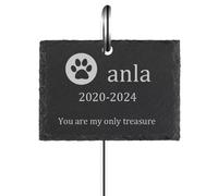 WEIYOUDP Piedras conmemorativas de jardín personalizadas para mascotas, en memoria de perro o gato, regalo de condolencias por la pérdida de mascotas, regalos conmemorativos personalizados para