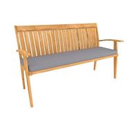 WEIZERO Cojín para Banco 45 x 126 cm Suave, Lavable Cojines Personalizados a Medida para Bancos de Interior Disponible en Tamaños Personalizados para Sala de Estar, Cocina, Pati, Gris Claro