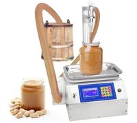 WEIZIIA Llenadora automática de líquidos, llenadora de Miel de 7 l/min, con System de pesaje Inteligente, dispensador de líquidos viscosos de Acero Inoxidable para Miel, Salsas y pastas. Plasticpump