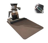 WEJDYKG Kitchen Super Absorbent Draining Mat, 2024 New Kitchen Super Absorbent Draining Mat, Foldable Dish Drying Mat, No Water Marks Coffee Mat (Brown,50x60cm)