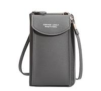 WEJDYKG The Original Clutch Wallet, Clutch Wallet Crossbody, Small Crossbody Bags For Women, Large Capacity Card Holder (Dark Gray)