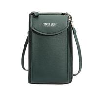 WEJDYKG The Original Clutch Wallet, Clutch Wallet Crossbody, Small Crossbody Bags For Women, Large Capacity Card Holder (Dark Green)
