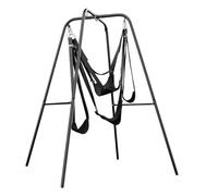 WEJFHBCOV Columpio sexual BDSM con soporte y arnés, mueble sexual ajustable, estructura de acero resistente, juguete sexual for parejas de hombres y mujeres.