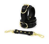 WEJFHBCOV Conjunto de bondage de cuero BDSM, esposas for muslos y muñecas, ataduras de bondage, esposas, conjunto SM, esposas for tobillos, juguetes eróticos BDSM for parejas(G)