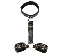 WEJFHBCOV Conjunto de bondage sexual BDSM con collares y esposas ajustables y collar SM, juguetes sexuales eróticos for parejas de hombres y mujeres