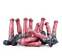 WEJFHBCOV Consolador de caballo SM, consolador gigante XXL con forma de caballo y ventosa fuerte, pene grande de silicona, juguete sexual for el punto G y la próstata for hombres y mujeres.(5122)