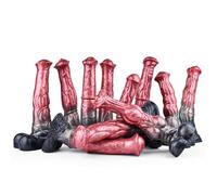 WEJFHBCOV Consolador de caballo SM, consolador gigante XXL con forma de caballo y ventosa fuerte, pene grande de silicona, juguete sexual for el punto G y la próstata for hombres y mujeres.(5117)