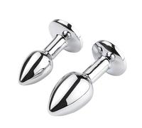 WEJFHBCOV Consolador de metal for entrenamiento sexual, juego de 3 piezas con bonito diseño decorativo, juguete sexual for coqueteo SM, adecuado for parejas y mujeres(Pink)