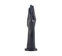 WEJFHBCOV Consolador de puño enorme, consolador de mano grande, consolador anal con ventosa fuerte, masaje vaginal del punto G, juguetes sexuales SM for hombres y mujeres(Schwarz)