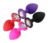 WEJFHBCOV Consolador de silicona, juego de entrenamiento sexual, Base de cristal, diseño decorativo, juguetes sexuales de coqueteo SM for mujeres y parejas(Purple)