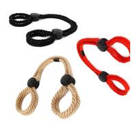 WEJFHBCOV Cuerdas de bondage ajustables disponibles en varios colores, esposas y tobilleras, juguetes sexuales for coquetear BDSM for parejas de hombres y mujeres(Rot)