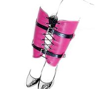 WEJFHBCOV De ataduras BDSM for piernas, esposas de cuero sintético for pies, juego de bondage con correa de nailon ajustable, juego de ataduras BDSMS, juguetes sexuales SM for parejas.(C)