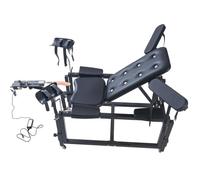 WEJFHBCOV Muebles sexuales multifuncionales BDSM, silla ginecológica con máquina sexual y esposas/esposas for tobillos, juguetes sexuales for hombres, mujeres y parejas.