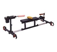 WEJFHBCOV Silla sexual ajustable SM con barra separadora y consolador, máquina sexual, esposas, puños for tobillos, picota de suelo, juguetes sexuales for hombres y mujeres, parejas.