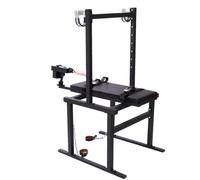 WEJFHBCOV Silla sexual BDSM 2 en 1 + máquina sexual, silla de masaje SM bondage, muebles sexuales con esposas y tobilleras, juguetes sexuales BDSM for hombres, mujeres y parejas.