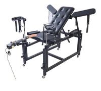 WEJFHBCOV Silla sexual BDSM, silla ginecológica con máquina sexual y esposas, muebles sexuales multifuncionales for tobillos, juguetes sexuales for hombres, mujeres y parejas.