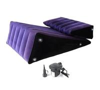 WEJFHBCOV Sofá inflable multifuncional BDSM, almohada y cojín lumbar, muebles sexuales con esposas, esposas for tobillos y bomba, juguetes sexuales SM for parejas.