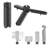 Wejinron Mini Trípode Rosca de 1/4“ Accesorios para dji Osmo Pocket 4P/Insta360 Luna Ultra, Desmontaje Rápido, Portátil, Ligero (Negro)